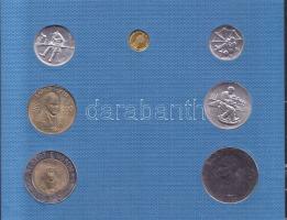 San Marino 1898. 5L modern Au mini utánzata 0,333-as minőségű T:2 + 1978-84. 1L,5L,10L,100L,200L,500...