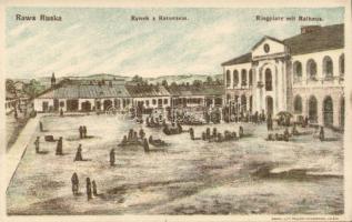 Rawa Ruska Town hall square