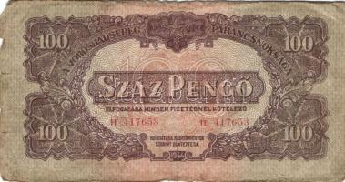 1944.V.H. 10P T:III + 1944. V.H. 20P T:III- + 1944. V.H. 100P (2x) egyiknek eltérő a számozás mérete...