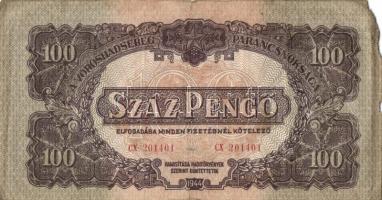 1944.V.H. 10P T:III + 1944. V.H. 20P T:III- + 1944. V.H. 100P (2x) egyiknek eltérő a számozás mérete...