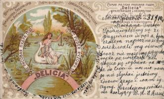 Delicia rice powder art nouveau litho (EB)