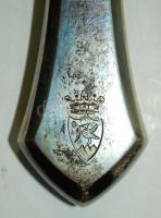 1921-1928 6db-os késkészlet Solingeni acélból, 800/1000 tisztaságú csehszlovák jelzéssel ellátott ez...