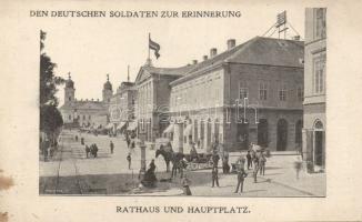 Debrecen Városháza és Főtér (emlékül a német hadseregnek)