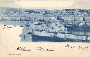 1899 Trieste harbour