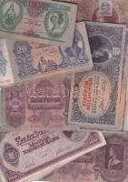 1930. 100P (10x) + 1936. 10P (20x) + 1941. 20P (20x) + 1945. 100P (13x) + 1945. 10000P bélyeggel (8x) + 1946. 10000MP (4x) T:II,III,IV összesen 75db!