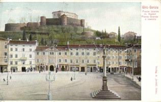 Gorizia castle and square