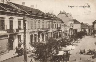 Lugos Izabella square with Central beer hall