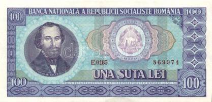 Románia 1966. 100L (4x) egymás utáni sorszámokkal T:II,III+
