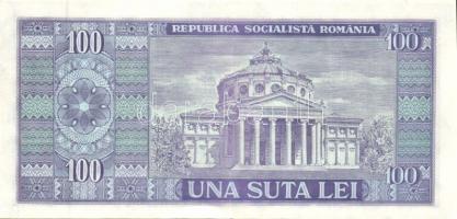 Románia 1966. 100L (4x) egymás utáni sorszámokkal T:II,III+
