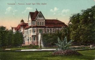 Temesvár Franz Joseph park and villa