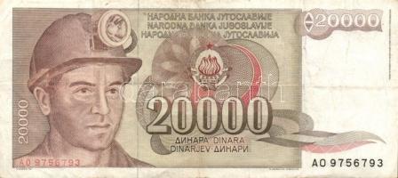 Kis vegyes papírpénz tétel: közte jugoszláv, román, kínai, magyar bankjegyek T:vegyes