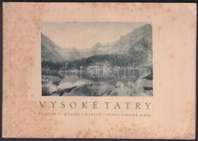 cca 1920 Tátra képes füzet 60 képpel / Slovakia, Tatra picture-booklet with 60 pictures