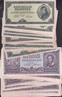 1946. 10000000MP (25x) többféle színváltozat + 1946. 100000000MP (25x) többféle színváltozat T:II,III