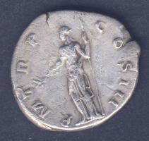 Római Császárság HADRIANUS 117-138. "P M TR P COS III / Álló Pax" Denar Ag T:2-/3+