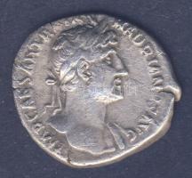 Római Császárság HADRIANUS 117-138. "P M TR P COS III / Álló Pax" Denar Ag T:2-/3+