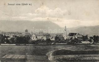 Rozsnyó with synagogue