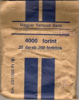 1992 200Ft ezüst 20db eredeti zárolt banki papírzacskóban T:BU