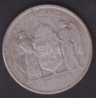 1930. 5P Ag "Horthy jobbra" T:3