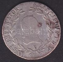 Ausztria/magyar verdejel 1818B 20Kr Ag T:3