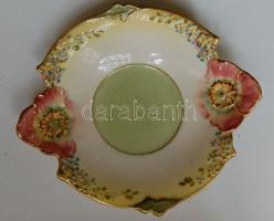 ccí 1900 Finom, kézzel festett olasz porcelán kávés készlet- Kiöntő, cukortartó + 3 csésze aljjal (e...