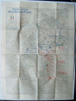 1914-1916 8 db I. világháborús katonai térkép többnyire kiváló állpotban / 8 WW. I. military maps, mostly in good condition
