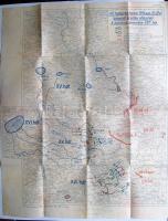 1914-1916 8 db I. világháborús katonai térkép többnyire kiváló állpotban / 8 WW. I. military maps, m...