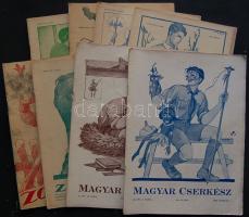 cca 1930 5 db Zászlónk és 2 Magyar cserkész magazin jó állapotban