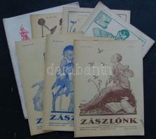 cca 1930 6 db Zászlónk és 1 Magyar cserkész magazin jó állapotban