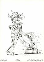 Z. Kovács József: 12 db sorszámozott, jelzett illusztráció ofszet-papír 22x30 cm