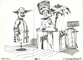 Z. Kovács József: 12 db sorszámozott, jelzett illusztráció ofszet-papír 22x30 cm