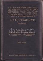 1934-37 Koós István és Lengyel József A m. kir Közigazgatási Bíróság határozatainak gyűjteménye