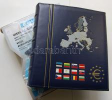 Leuchtturm: EURO-érmealbum az övezethez utólag csatlakozott és a várományos államok érméinek. 12 ország. Gíűrűsfedél, egyszerű tokkal