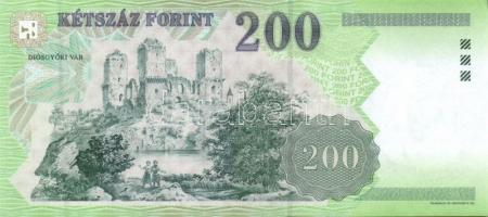 1998-2007. 200Ft (8x) mind klf évszámmal T:I
