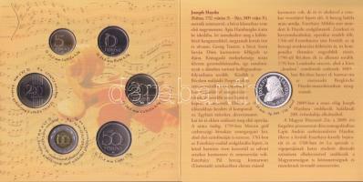 2009. 5Ft-200Ft 6klf db + "Joseph Haydn" Ag (999) emlékérem, szettben T:PP,BU Csak 4000db!