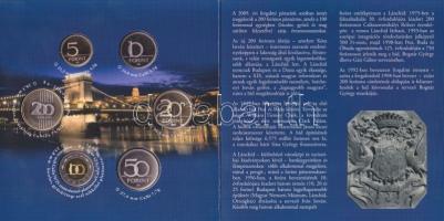 2009. 5Ft-200Ft 6klf db szettben "Lánchíd" T:PP