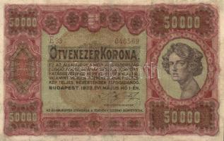 1923. 50000K T:III restaurált