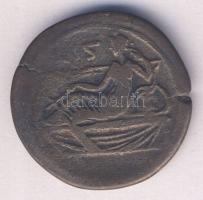 Római Birodalom / Alexandria HADRIANUS 117-138. "Fekvő Tyche (Fortuna)" Drachma (25.1g) T:3-