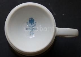 Rendkívül szép Hollóházi mokkáskészlet 6 pohár aljjal / Coffe set of 6 beautiful Hollóházi chinaware
