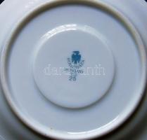 Rendkívül szép Hollóházi mokkáskészlet 6 pohár aljjal / Coffe set of 6 beautiful Hollóházi chinaware