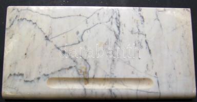 Márvány asztali tolltartó / Marble desk pen holder 20x50 cm