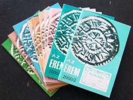 1996-2000. Az érem magazin 10 db füzete