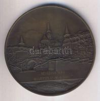 1967(1931). "Budapesti emlék - Budai Vár látkép" nagyalakú Br plakett. Szign.Berán Lajos T...