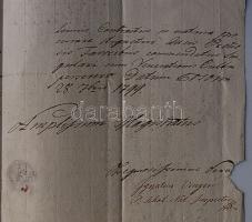 1799 Ex offo levél Ignatius Venger nemes aláírásával