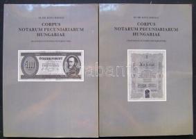 1993. Id.Dr. Kupa Mihály: Corpus Notarum Pecuniariarum Hungariae / Magyar Egyetemes Pénzjegytár I-II. kötete puha borítású kötésben T:új állapotban