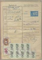 10 db marhalvél az 1950-es évekből okmánybélyegekkel