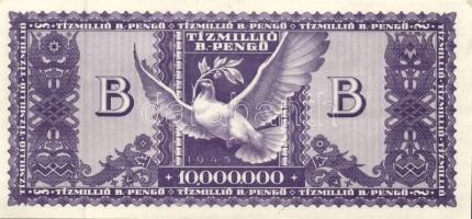 1946. 10.000.000BP (2x) kétféle színváltozat T:I-