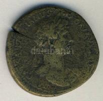 Római Császárság HADRIANUS 117-138. "PONT MAX TR POT COS II SC / ANNONA AVG" Sestertius (2...