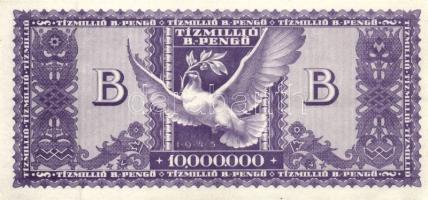 1946. 10.000.000BP (3x) kétféle színváltozat T:I-