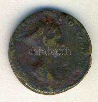 Római Császárság SABINA 136. "SC / Ülő Ceres" Sestertius (22.3g) T:3-