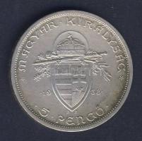 1938. 5P "Szent István" Ag T:2